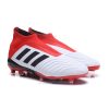 Adidas Predator FG Mujer Blanco Negro Rojo